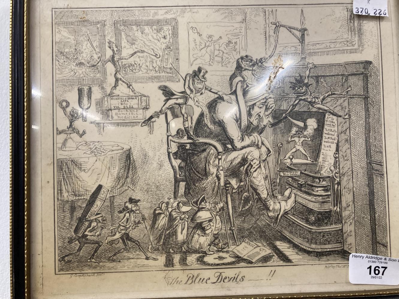 George Cruikshank: Three etchings published by Thomas McLean 26 Haymarket, August 1835. Mixing a - Image 3 of 3