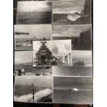 WW2: Rare group of fascinating photographs relating to the Bismarck, taken from the Prinz Eugen