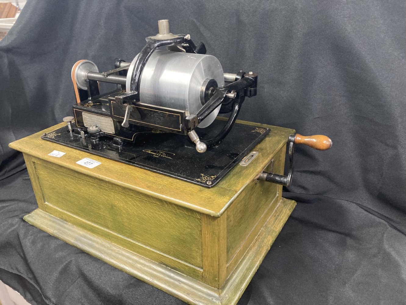 Mechanical Music Property of Local Collector. Edison Duplex Cylinder Phonograph serial no. C10576 - Image 5 of 9