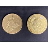 Confectionery: Nestle milk chocolate commemorative coin for 1937 Coronation of King George VI and