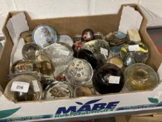 Paperweights: Advertising, tourist, topographical, and three Caithness. (33)