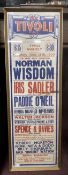 Mechanical Music Property of Local Collector. Music Hall/Posters: Tivoli Hull Box Office poster from