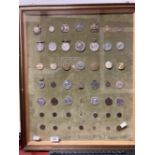 Militaria: Montage of Victoria, Edward VII and George V medals, medallions, coins including WWI