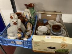 19th/20th cent. Ceramics: Includes Wedgwood, Wade, Royal Worcester, Stoneware jug, Staffordshire