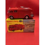 Toys: Diecast Dinky Toys 1962-69, 276 Airport Fire Tender in yellow/red export box.