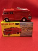 Toys: Diecast Dinky Toys 1962-69, 276 Airport Fire Tender in yellow/red export box.