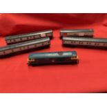 Toys: Model railways Hornby OO scale Class 35 No. D7022 Locomotive plus three Inter-City sleeper