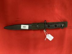 Militaria/Edged Weapons: British SLR L1 A3 bayonet. 12½ins.