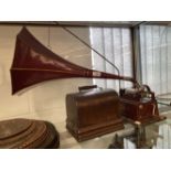 Mechanical Music Property of Local Collector. Phonographs: Thomas Edison Red 'Gem' Phonograph with