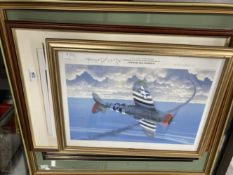 Aviation Prints: A collection of mixed prints including signed examples First Light Battle of