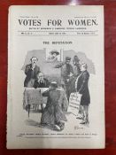 Suffragettes: Votes for Women magazine edited by Frederick & Emmeline Pethick Lawrence, Friday