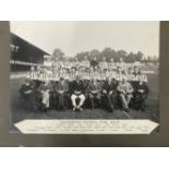 Football: Southampton Team Photo 1932-33, 11ins. x 8½ins, with printed details, laid down to