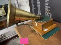 Mechanical Music Property of Local Collector. Gramophones: Trademark gramophone c1902 made by the