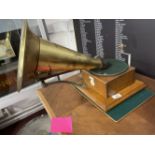 Mechanical Music Property of Local Collector. Gramophones: Trademark gramophone c1902 made by the