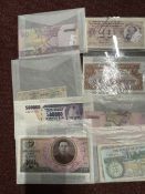 Numismatics: Banknotes, foreign issues including Swiss, Belgian, Portuguese, Russian, Hong Kong,