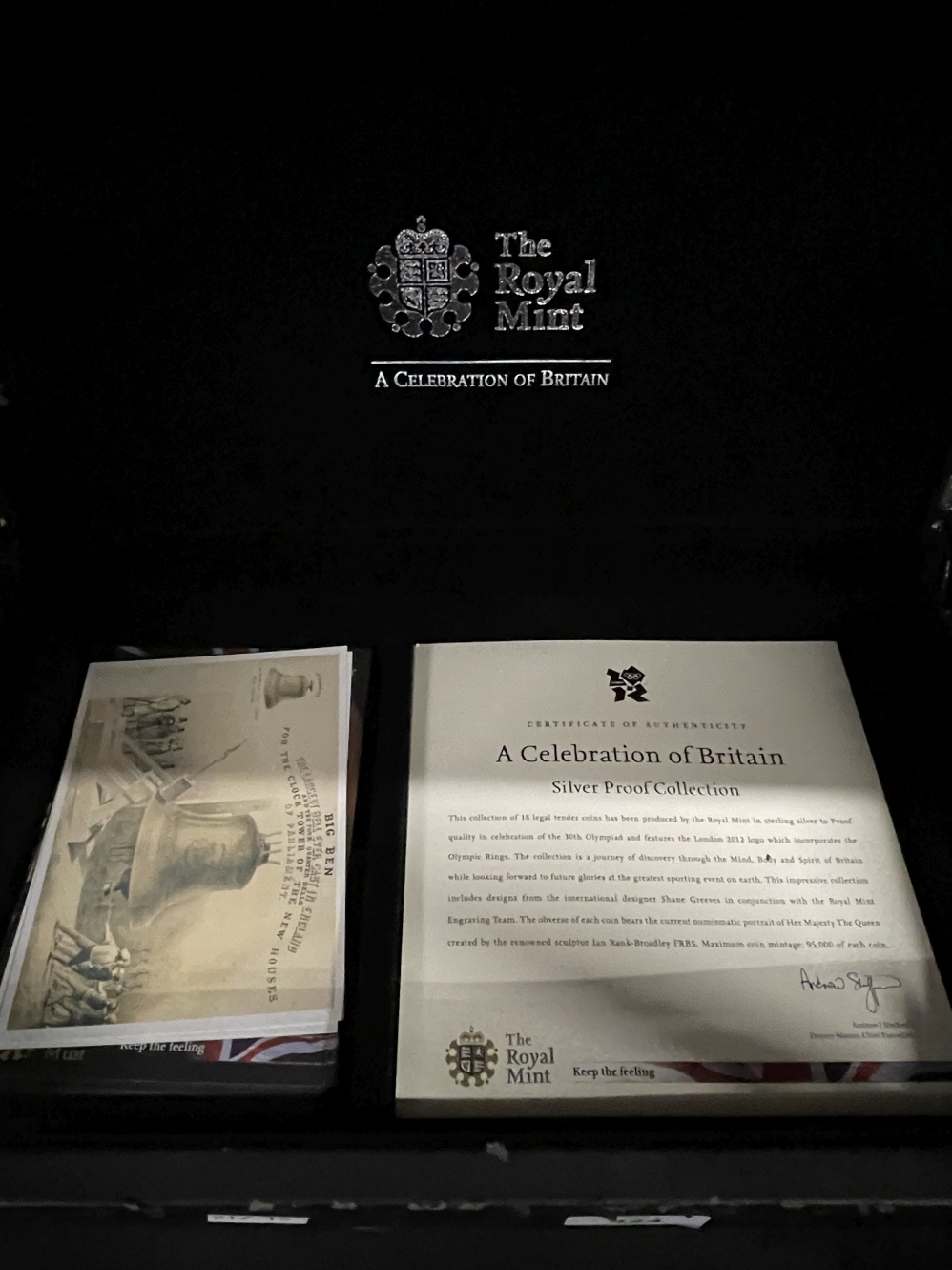 Numismatics: Coins, bullion, The Royal Mint 'A Celebration of Britain' silver proof GB £5 - Image 3 of 3