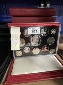 Numismatics: Coins proof The Royal Mint, 2001 - 2007 United Kingdom proof coin sets in