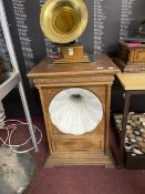 Mechanical Music Property of Local Collector. Gramophones: Unusual Pathe No. 7 in bespoke case and