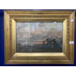 E. H. Chetwood Aitken: 19th cent. Pastel landscape signed bottom left. Bears label to reverse The