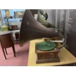 Mechanical Music Property of Local Collector. Phonographs: HMV Senior Monarch Gramophone with 12ins.