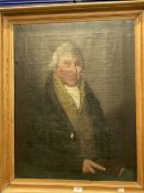 19th cent. English School: Portrait of a gentleman. 22ins. x 29ins.