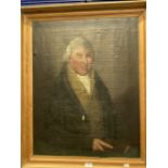 19th cent. English School: Portrait of a gentleman. 22ins. x 29ins.