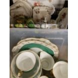 20th cent. Ceramics: Collingwood tea china part set, cake plates x 2, cups, saucers and side
