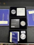 Numismatics: The Royal Mint The Britannia 1oz silver brilliant uncirculated coin 2013, 2015, and