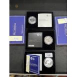 Numismatics: The Royal Mint The Britannia 1oz silver brilliant uncirculated coin 2013, 2015, and