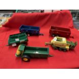 Toys: Diecast Britain's selection of farm machinery includes Krone Big Pack Baler, Keenan Mixer