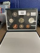 Numismatics: Coins, proof sets Royal Mint coins of the United Kingdom Year sets 1995 - 1999, all