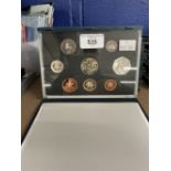 Numismatics: Coins, proof sets Royal Mint coins of the United Kingdom Year sets 1995 - 1999, all