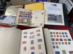 Stamps: GB and World, one album of mainly unused GB stamps 1970s, 2 x Oxford Stamp Album World