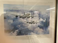 Aviation Prints: The Lancaster VC's signed by Victoria Cross winners Norman Jackson VC and Bill Read