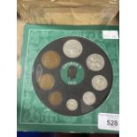 Numismatics: Coins, circulated full silver, half silver, cupro-nickel and copper. Silver includes