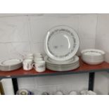 Ceramics: Royal Doulton Pastorale dinner set comprised of large plates x 8, small plates x 8,