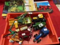 Toys: Diecast Britain's farming Machinery John Deere 3200 Telehandler (no bucket), New Holland