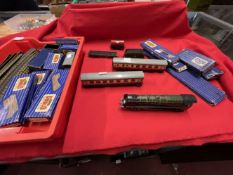 Toys: Railway Hornby Dublo unboxed Duchess of Montrose loco and tender with a selection of track and