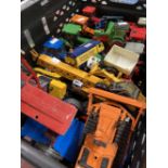 Toys: Diecast Farming Machinery, mixed brands including Corgi, ROS, Joal, Siku, and eight