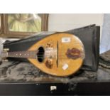 Musical Instruments: Early 20th cent. Italian mandolin by Francesco Perretti & Figli. Bowl back with