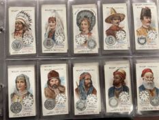 Cigarette Cards: One album containing eleven complete sets from various manufacturers including