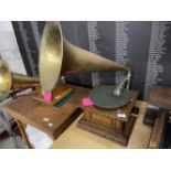 Mechanical Music Property of Local Collector. Gramophones: Early 20th cent. GNT wooden cased