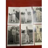 Tennis: Good selection of Men Players, photo postcards by Trim, inc. Crawford, Menzel, Stoefen,