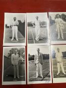 Tennis: Good selection of Men Players, photo postcards by Trim, inc. Crawford, Menzel, Stoefen,