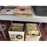Gramophone records Jazz style 78rpm records in three boxes. Approx. 100.
