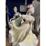 20th cent. Ceramics: Royal Doulton Pretty Ladies Ninette HN4717, Fair Lady HN4719, boxed and with