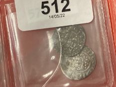 The Wexcombe Collection: Hammered silver Edward I penny London Mint, Henry II short cross penny