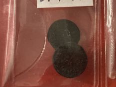 The Wexcombe Collection: Trade tokens Thomas Paine Andover farthing c1655-65 John Tomas Highworth