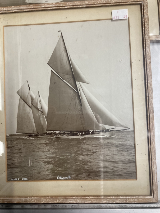 Beken & Son of Cowes gelatine silver prints, Cowes 1926 Lulworth White Heather and Westwood 10ins. x - Image 2 of 3