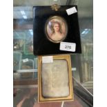 19th cent. Berlin Porcelain miniature of oval form of Marie Thérèse Louise of Savoy (Princess de